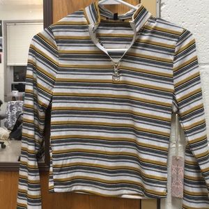 💕Brand New Crop O-Zip Top💕